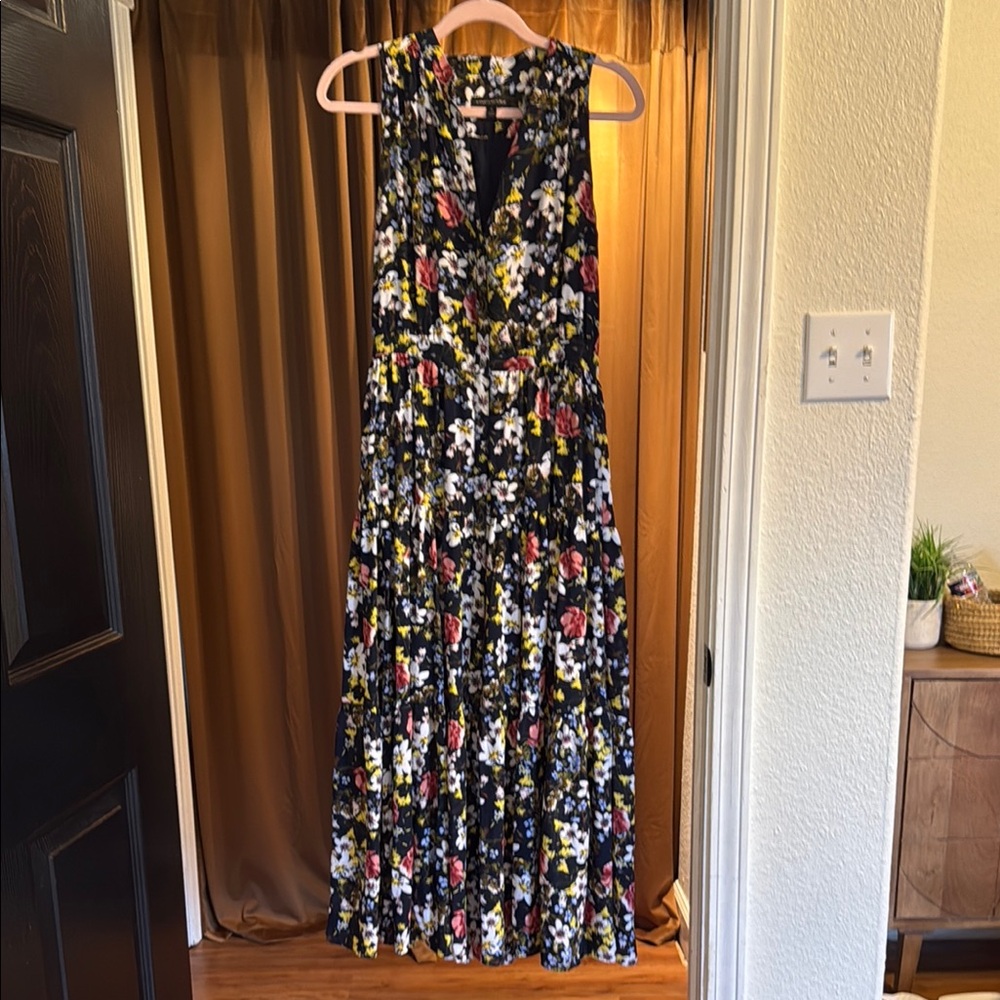 Banana Republic Blue Halter Maxi Dress Wedding Guest